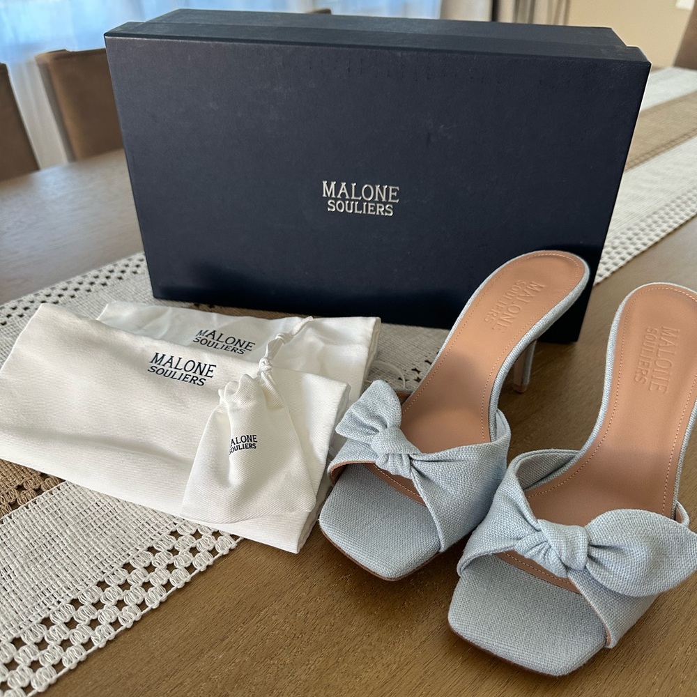 Malone Souliers Vargas Sandal with Knot (size 37)